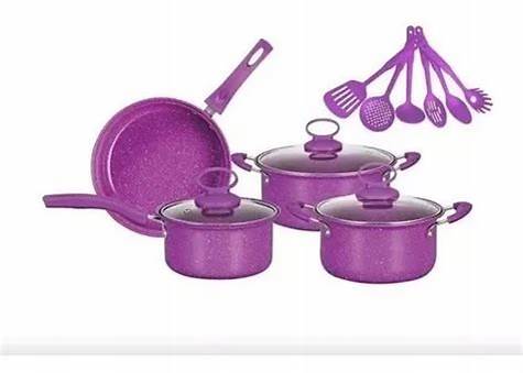 SET DE OLLAS Y SARTENES ANTIADHERENTES DE 13 PIEZAS