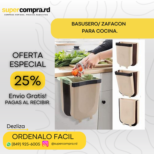 ZAFACON PARA COCINA - MANTEN TU COCINA LIMPIA Y ORGANIZADA