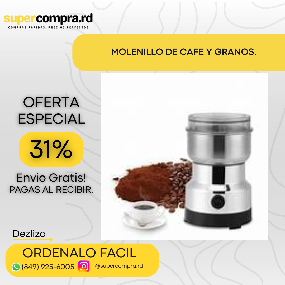 Molenillo De Cafe y Granos