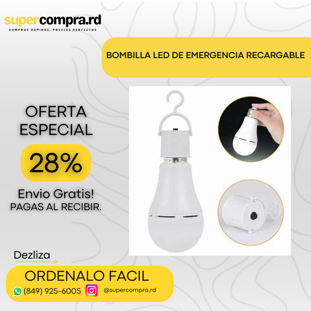 Luces LED Emergencia Recargables