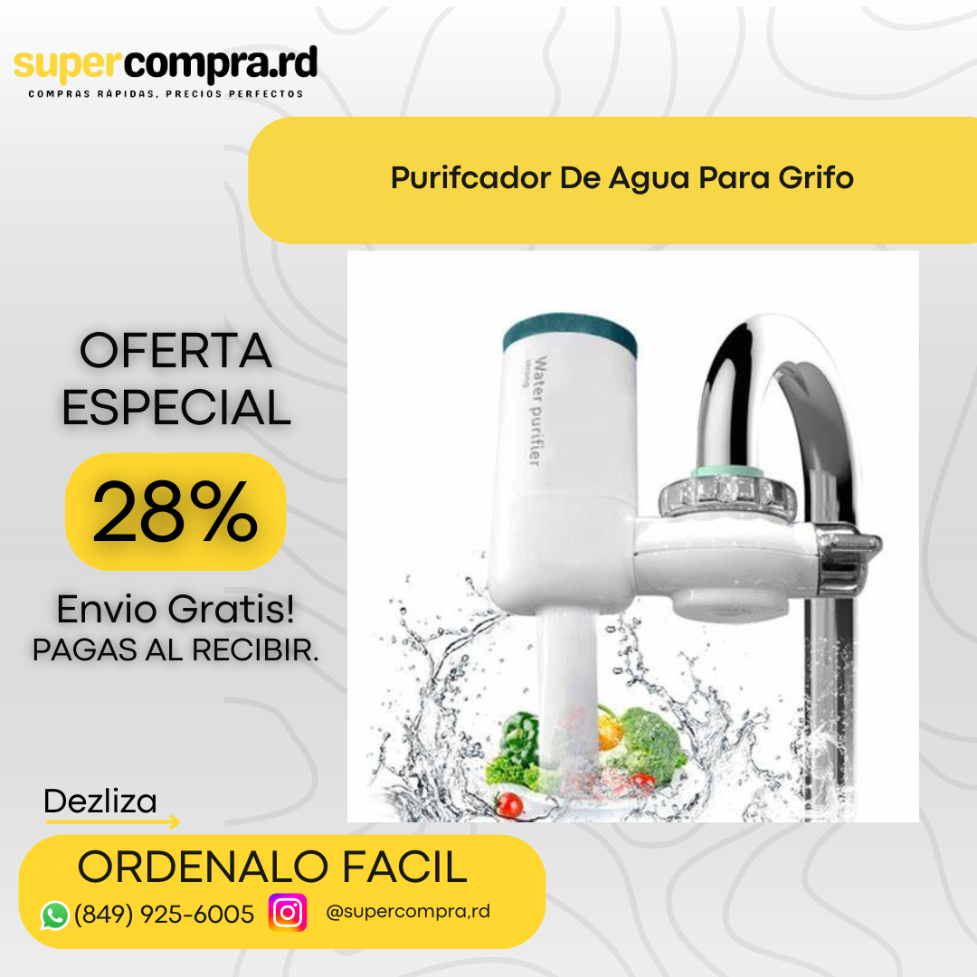 Filtro de Agua para Grifo