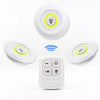 SET DE 3 LUCES LED CON CONTROL REMOTO