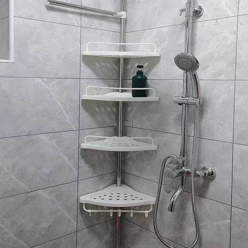 Estante Ajustable para Baño sin Taladro