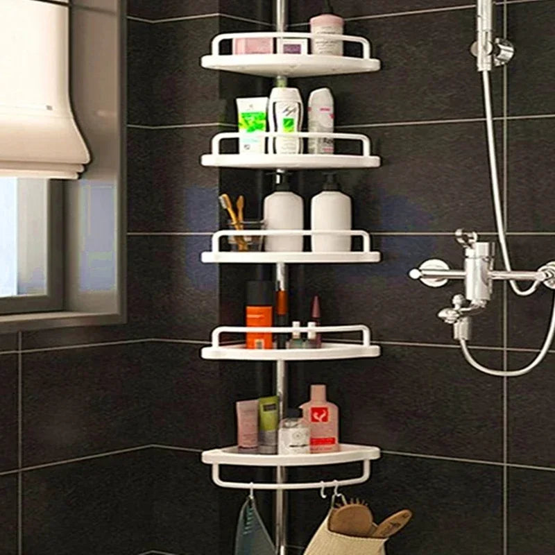 Estante Ajustable para Baño sin Taladro