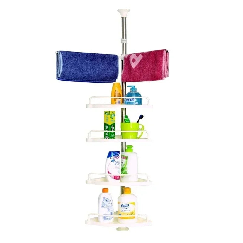 Estante Ajustable para Baño sin Taladro