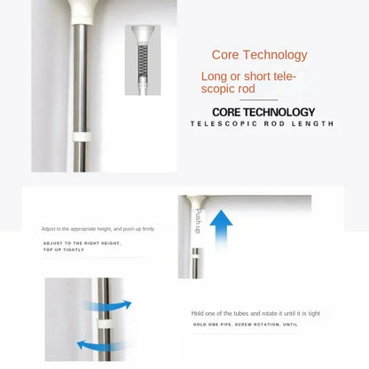 Estante Ajustable para Baño sin Taladro