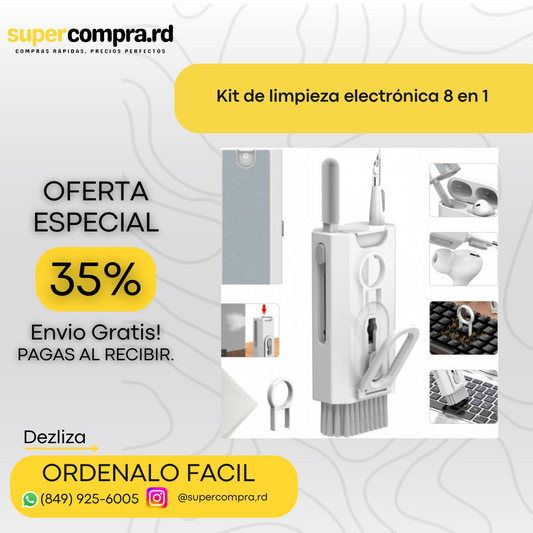 Kit Limpiador Electrónico Multifuncional